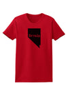 Nevada - United States Shape Womens T-Shirt by TooLoud-Womens T-Shirt-TooLoud-Red-X-Small-Davson Sales