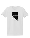 Nevada - United States Shape Womens T-Shirt by TooLoud-Womens T-Shirt-TooLoud-White-X-Small-Davson Sales