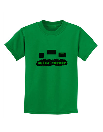 Never Forget Retro 80's Funny Childrens T-Shirt by TooLoud-Childrens T-Shirt-TooLoud-Kelly-Green-X-Small-Davson Sales