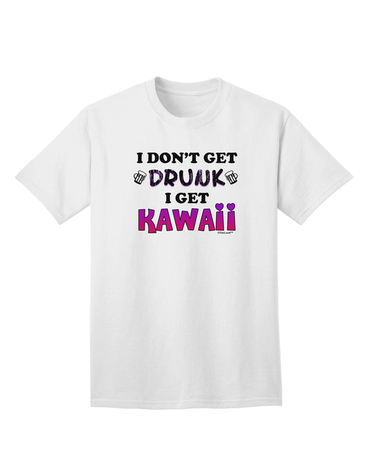 Never Intoxicated - Kawaii Adult T-Shirt: A Statement of Sobriety-Mens T-shirts-TooLoud-White-Small-Davson Sales