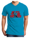 Never Tell Me The Odds Adult Dark V-Neck T-Shirt by TooLoud-TooLoud-Turquoise-Small-Davson Sales