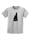 New Hampshire - United States Shape Childrens T-Shirt by TooLoud-Childrens T-Shirt-TooLoud-AshGray-X-Small-Davson Sales