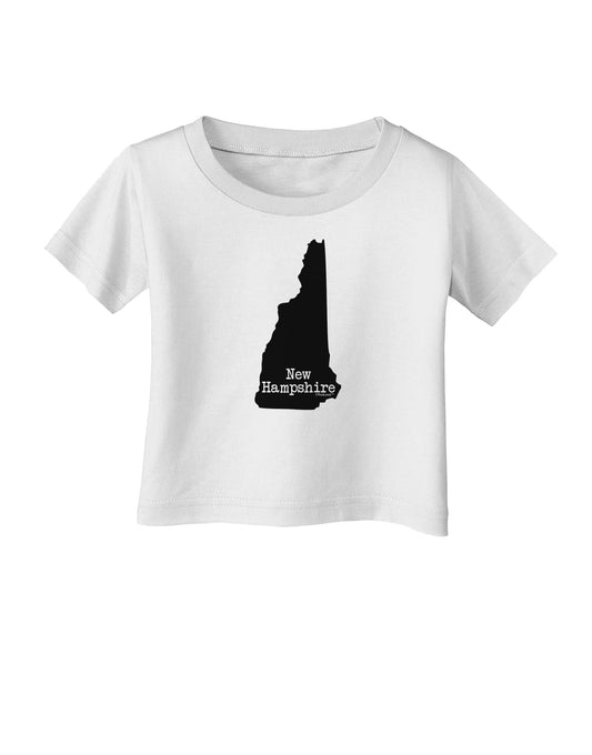 New Hampshire - United States Shape Infant T-Shirt by TooLoud-Infant T-Shirt-TooLoud-White-06-Months-Davson Sales