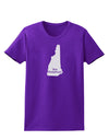 New Hampshire - United States Shape Womens Dark T-Shirt by TooLoud-Womens T-Shirt-TooLoud-Purple-X-Small-Davson Sales