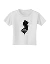 New Jersey - United States Shape Toddler T-Shirt by TooLoud-Toddler T-Shirt-TooLoud-White-2T-Davson Sales