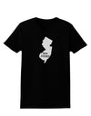 New Jersey - United States Shape Womens Dark T-Shirt by TooLoud-Womens T-Shirt-TooLoud-Black-X-Small-Davson Sales