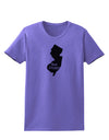 New Jersey - United States Shape Womens T-Shirt by TooLoud-Womens T-Shirt-TooLoud-Violet-X-Small-Davson Sales