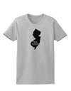 New Jersey - United States Shape Womens T-Shirt by TooLoud-Womens T-Shirt-TooLoud-AshGray-X-Small-Davson Sales