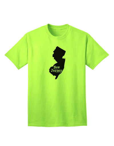 New Jersey - United States Themed Adult T-Shirt by TooLoud-Mens T-shirts-TooLoud-Neon-Green-Small-Davson Sales