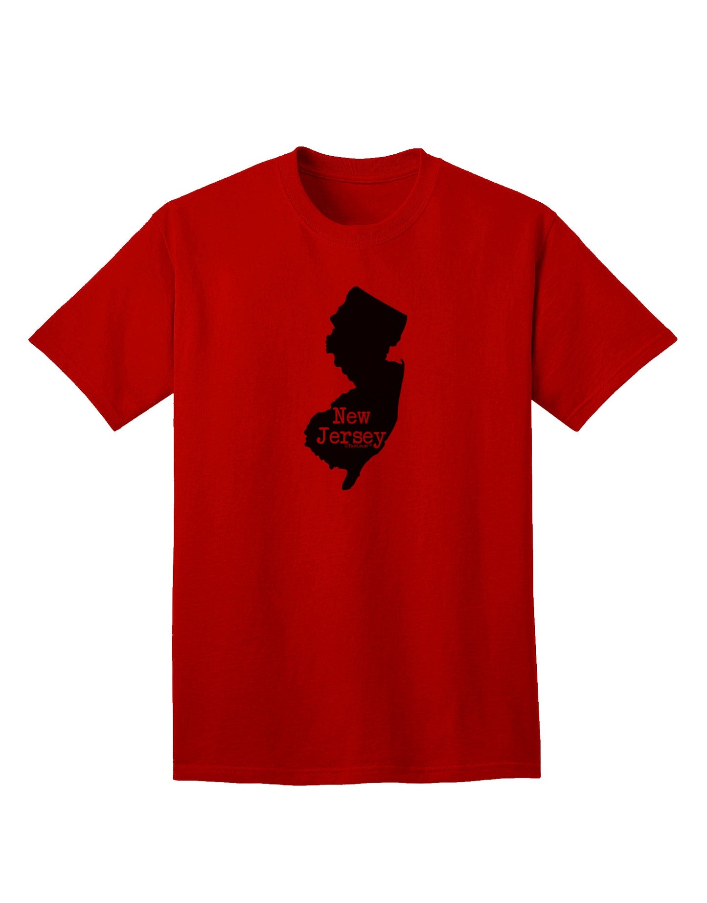 New Jersey - United States Themed Adult T-Shirt by TooLoud-Mens T-shirts-TooLoud-Red-Small-Davson Sales