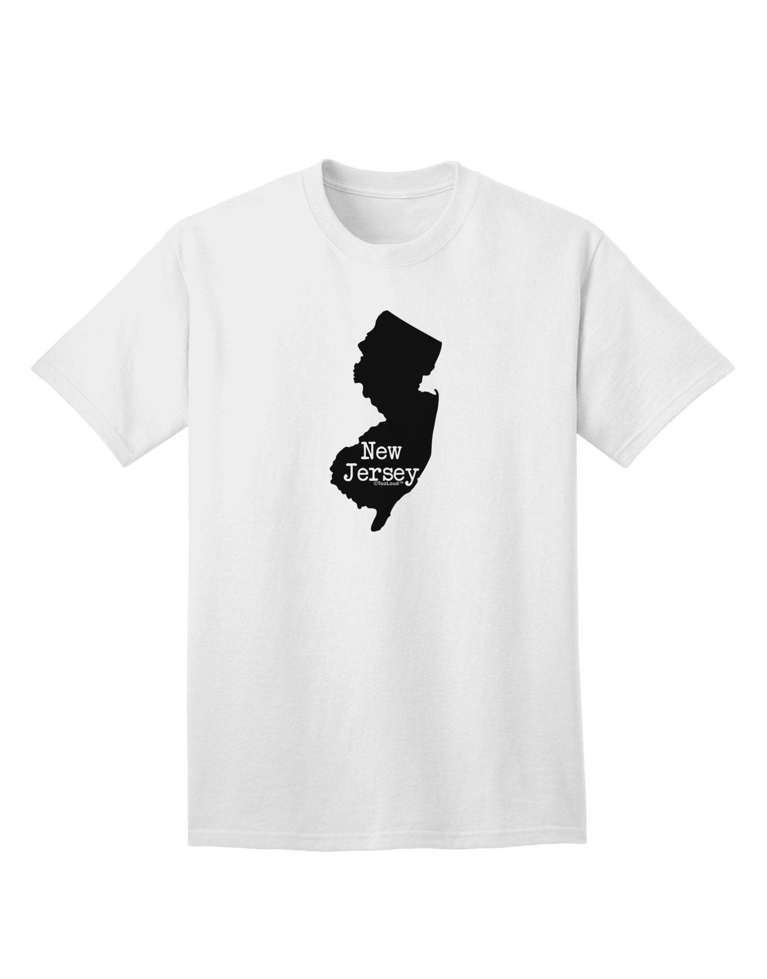 New Jersey - United States Themed Adult T-Shirt by TooLoud-Mens T-shirts-TooLoud-White-Small-Davson Sales
