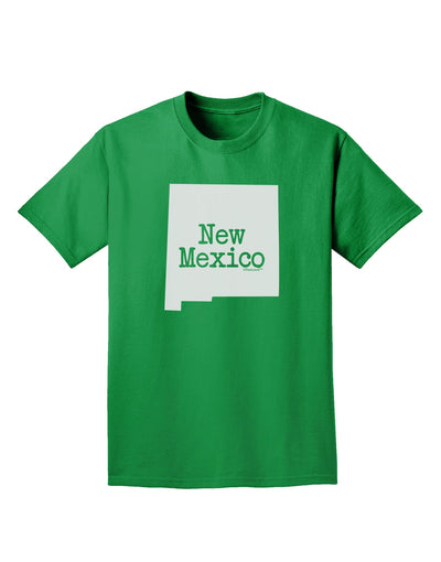 New Mexico - United States Shape Adult Dark T-Shirt by TooLoud-Mens T-Shirt-TooLoud-Kelly-Green-Small-Davson Sales