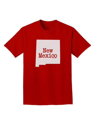 New Mexico - United States Shape Adult Dark T-Shirt by TooLoud-Mens T-Shirt-TooLoud-Red-Small-Davson Sales