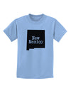 New Mexico - United States Shape Childrens T-Shirt by TooLoud-Childrens T-Shirt-TooLoud-Light-Blue-X-Small-Davson Sales