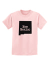 New Mexico - United States Shape Childrens T-Shirt by TooLoud-Childrens T-Shirt-TooLoud-PalePink-X-Small-Davson Sales