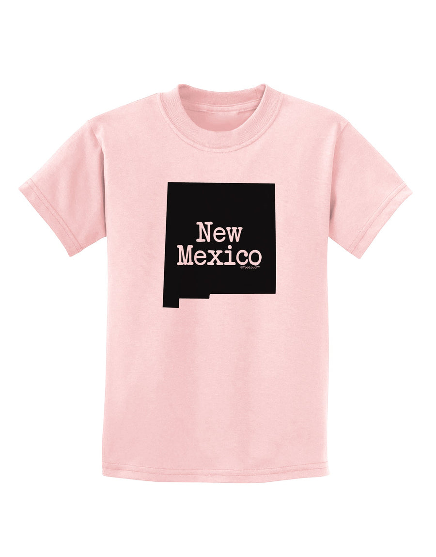 New Mexico - United States Shape Childrens T-Shirt by TooLoud-Childrens T-Shirt-TooLoud-White-X-Small-Davson Sales