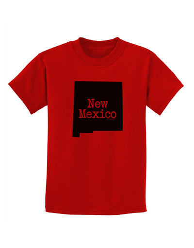 New Mexico - United States Shape Childrens T-Shirt by TooLoud-Childrens T-Shirt-TooLoud-Red-X-Small-Davson Sales