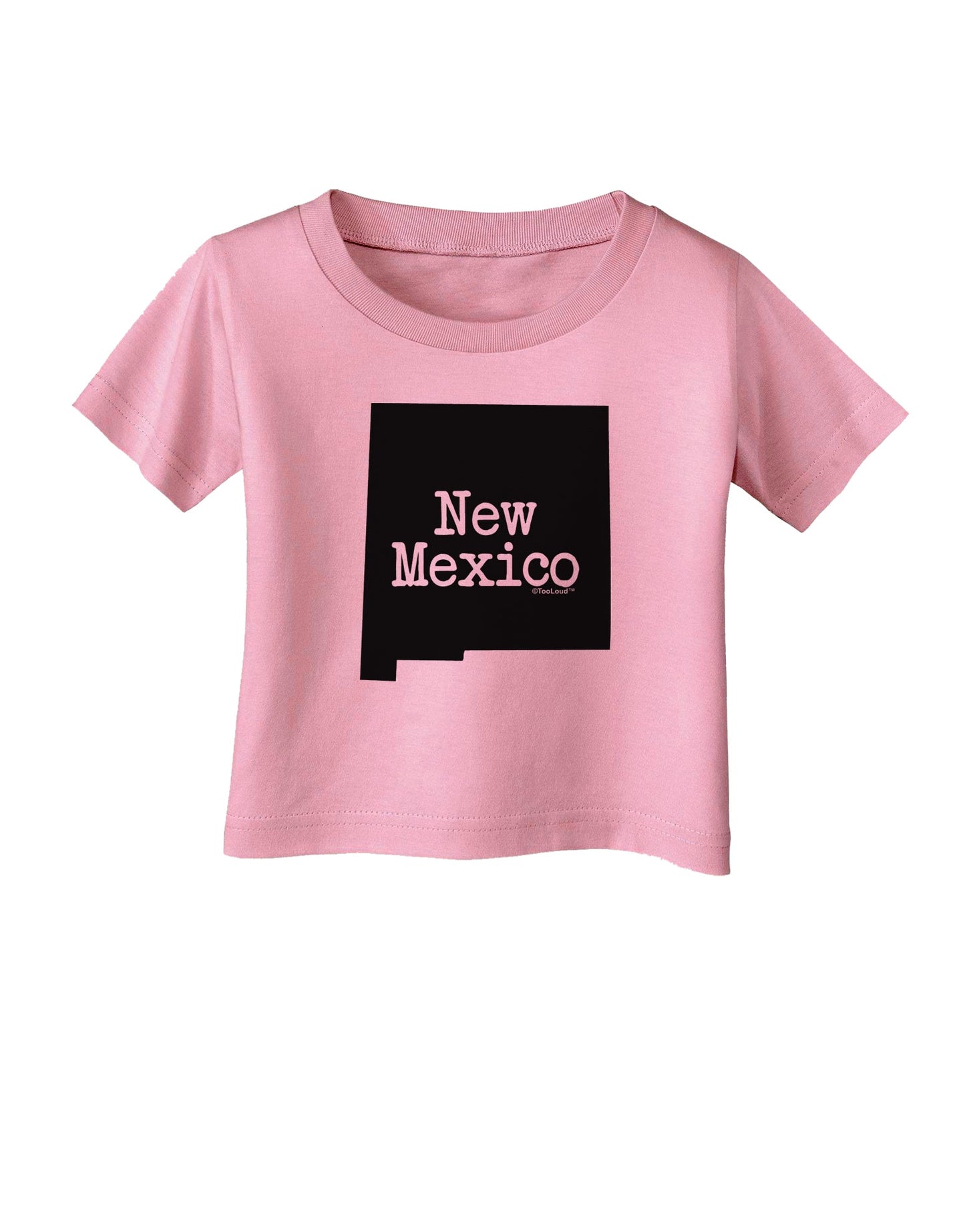 New Mexico - United States Shape Infant T-Shirt by TooLoud-Infant T-Shirt-TooLoud-Candy-Pink-06-Months-Davson Sales