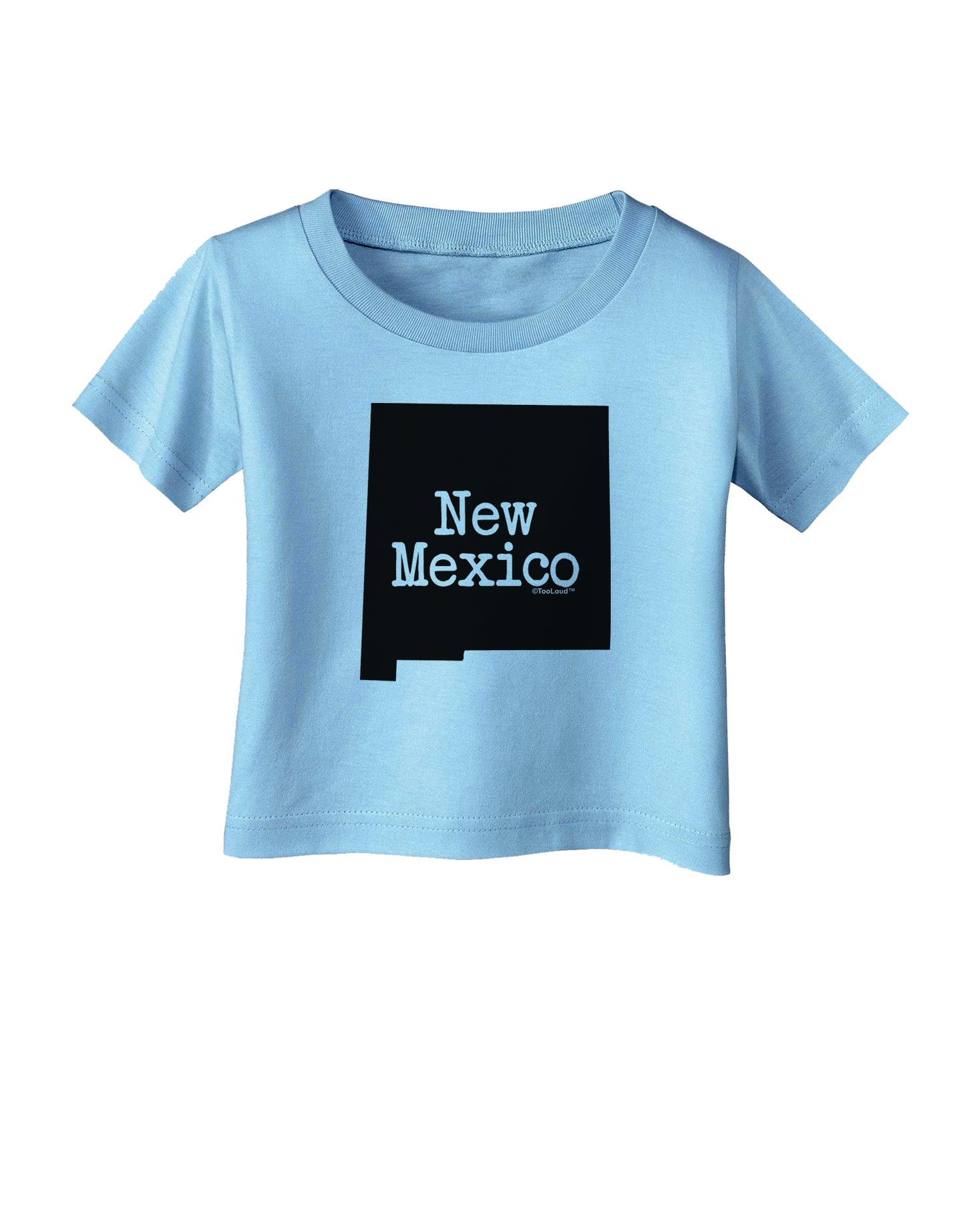 New Mexico - United States Shape Infant T-Shirt by TooLoud-Infant T-Shirt-TooLoud-Aquatic-Blue-06-Months-Davson Sales