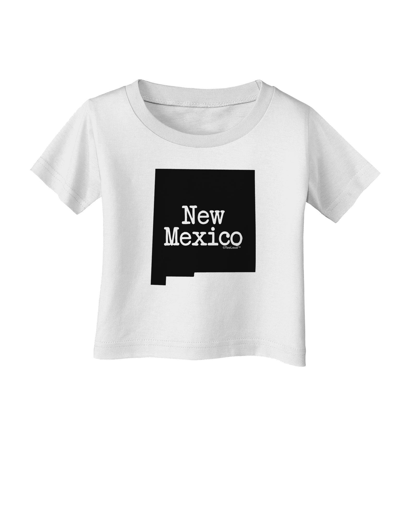 New Mexico - United States Shape Infant T-Shirt by TooLoud-Infant T-Shirt-TooLoud-White-06-Months-Davson Sales
