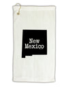 New Mexico - United States Shape Micro Terry Gromet Golf Towel 16 x 25 inch by TooLoud-Golf Towel-TooLoud-White-Davson Sales