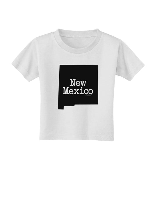 New Mexico - United States Shape Toddler T-Shirt by TooLoud-Toddler T-Shirt-TooLoud-White-2T-Davson Sales