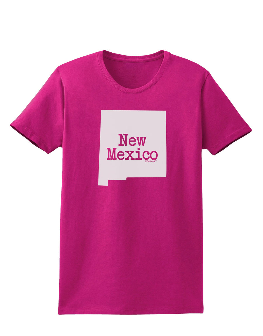 New Mexico - United States Shape Womens Dark T-Shirt by TooLoud-Womens T-Shirt-TooLoud-Black-X-Small-Davson Sales