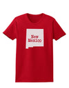 New Mexico - United States Shape Womens Dark T-Shirt by TooLoud-Womens T-Shirt-TooLoud-Red-X-Small-Davson Sales