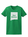 New Mexico - United States Shape Womens Dark T-Shirt by TooLoud-Womens T-Shirt-TooLoud-Kelly-Green-X-Small-Davson Sales