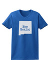 New Mexico - United States Shape Womens Dark T-Shirt by TooLoud-Womens T-Shirt-TooLoud-Royal-Blue-X-Small-Davson Sales