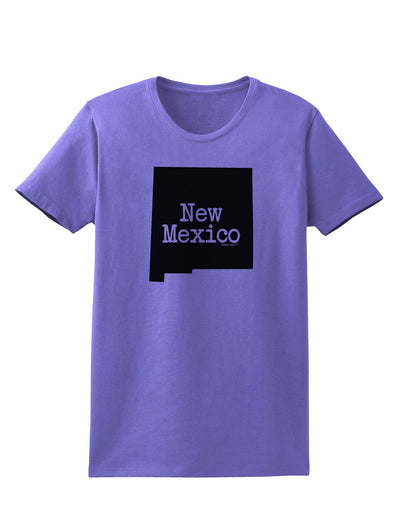 New Mexico - United States Shape Womens T-Shirt by TooLoud-Womens T-Shirt-TooLoud-Violet-X-Small-Davson Sales