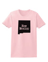 New Mexico - United States Shape Womens T-Shirt by TooLoud-Womens T-Shirt-TooLoud-PalePink-X-Small-Davson Sales