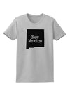 New Mexico - United States Shape Womens T-Shirt by TooLoud-Womens T-Shirt-TooLoud-AshGray-X-Small-Davson Sales