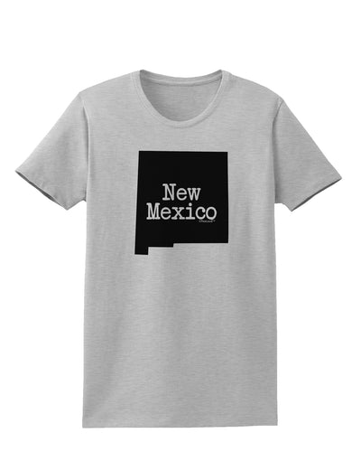 New Mexico - United States Shape Womens T-Shirt by TooLoud-Womens T-Shirt-TooLoud-AshGray-X-Small-Davson Sales