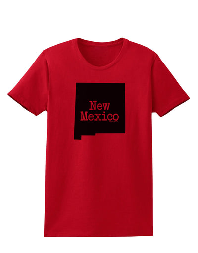 New Mexico - United States Shape Womens T-Shirt by TooLoud-Womens T-Shirt-TooLoud-Red-X-Small-Davson Sales