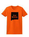 New Mexico - United States Shape Womens T-Shirt by TooLoud-Womens T-Shirt-TooLoud-Orange-X-Small-Davson Sales