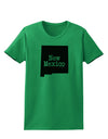 New Mexico - United States Shape Womens T-Shirt by TooLoud-Womens T-Shirt-TooLoud-Kelly-Green-X-Small-Davson Sales