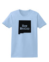 New Mexico - United States Shape Womens T-Shirt by TooLoud-Womens T-Shirt-TooLoud-Light-Blue-X-Small-Davson Sales