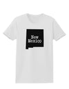 New Mexico - United States Shape Womens T-Shirt by TooLoud-Womens T-Shirt-TooLoud-White-X-Small-Davson Sales