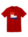 New Orleans Louisiana Flag Adult Dark T-Shirt-Mens T-Shirt-TooLoud-Red-Small-Davson Sales