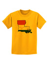 New Orleans Louisiana Flag Childrens T-Shirt-Childrens T-Shirt-TooLoud-Gold-X-Small-Davson Sales