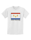 New Orleans Louisiana Flag Text Childrens T-Shirt-Childrens T-Shirt-TooLoud-White-X-Small-Davson Sales