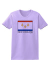 New Orleans Louisiana Flag Text Womens T-Shirt-Womens T-Shirt-TooLoud-Lavender-X-Small-Davson Sales