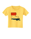 New Orleans Louisiana Flag Toddler T-Shirt-Toddler T-Shirt-TooLoud-Yellow-2T-Davson Sales