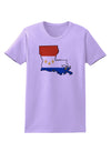 New Orleans Louisiana Flag Womens T-Shirt-Womens T-Shirt-TooLoud-Lavender-X-Small-Davson Sales