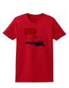 New Orleans Louisiana Flag Womens T-Shirt-Womens T-Shirt-TooLoud-Red-X-Small-Davson Sales