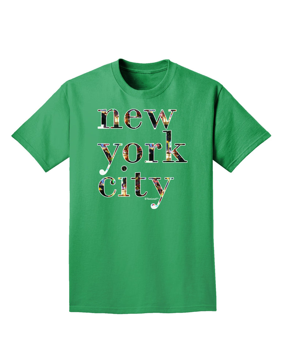 New York City - City Lights Adult Dark T-Shirt by TooLoud-Mens T-Shirt-TooLoud-Purple-Small-Davson Sales