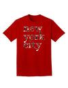 New York City - City Lights Adult Dark T-Shirt by TooLoud-Mens T-Shirt-TooLoud-Red-Small-Davson Sales