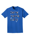 New York City - City Lights Adult Dark T-Shirt by TooLoud-Mens T-Shirt-TooLoud-Royal-Blue-Small-Davson Sales