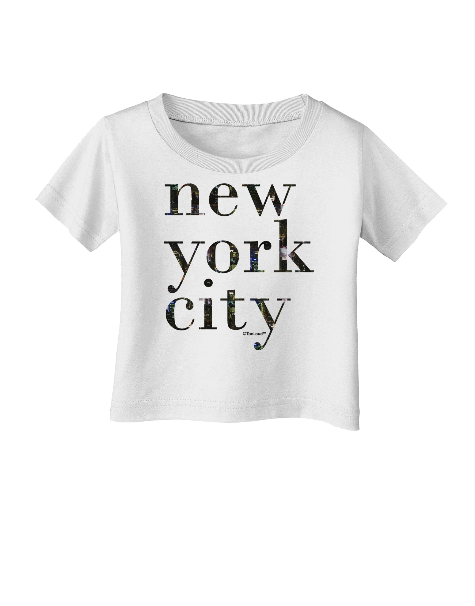 New York City - City Lights Infant T-Shirt by TooLoud-Infant T-Shirt-TooLoud-White-06-Months-Davson Sales